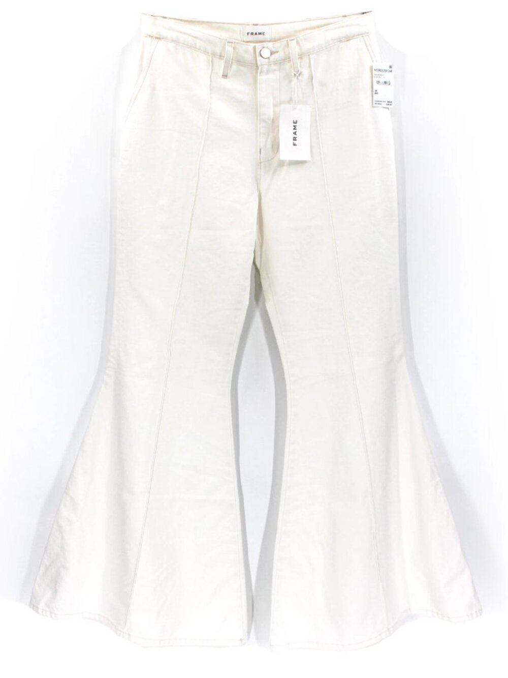 FRAME the extreme flare ankle jean - Size 24 - Color Au Natural Clean